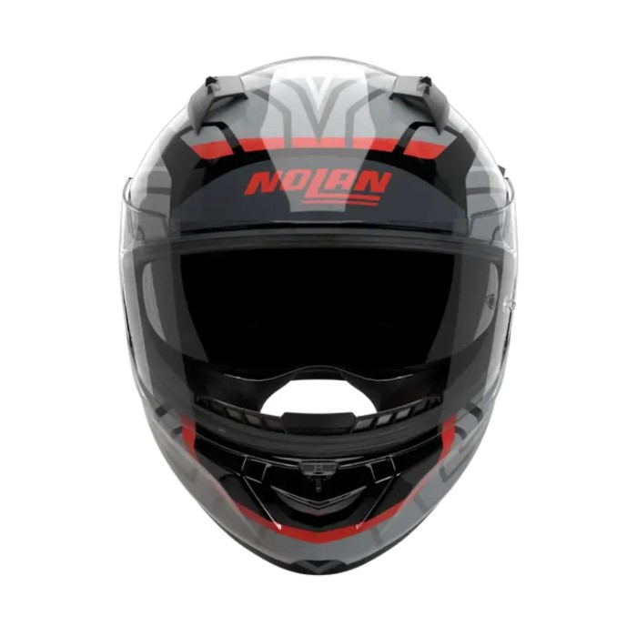 Casco Nolan N60-6 Eclettico Nero Grigio Rosso