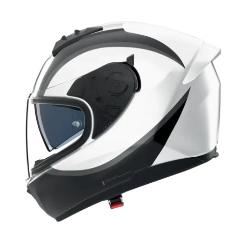 Casco Nolan N60-6 Bifase Bianco Nero Grigio