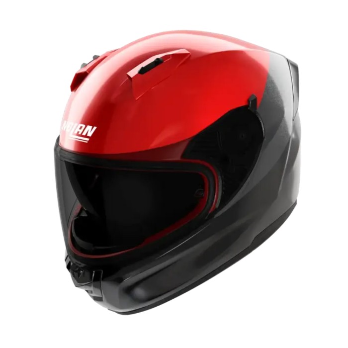 Casco Nolan N60-6 Verniciatura Speciale Nero Rosso Antracite