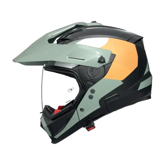 Casco Nolan N70-2 X 06 Selvado Nero Verde Grigio Bianco Arancione