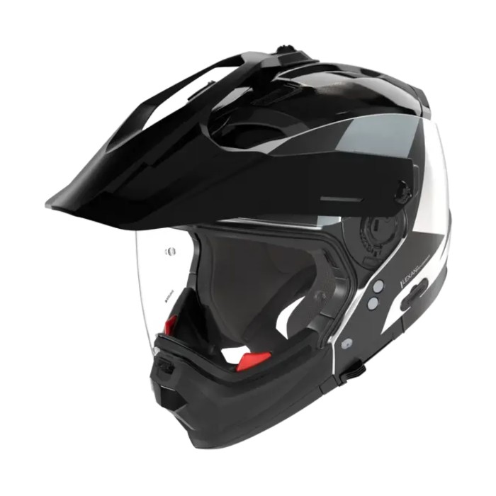 Casco Nolan N70-2 X 06 Turbine Bianco Nero Grigio