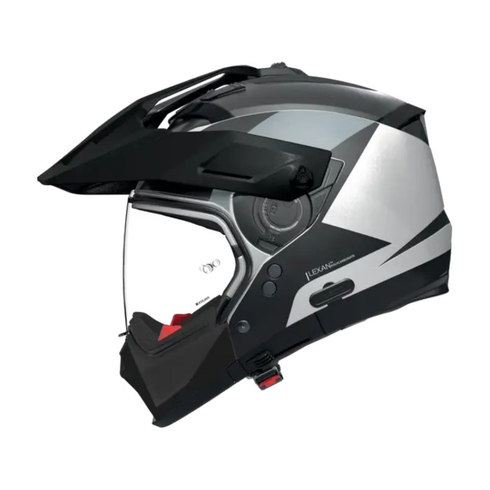 Casco Nolan N70-2 X 06 Turbine Bianco Nero Grigio