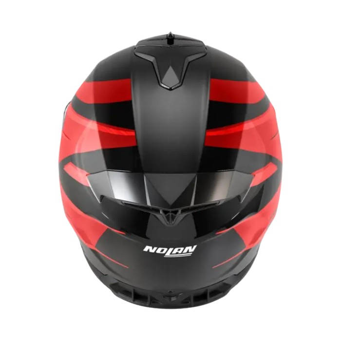 Casco Nolan N80-8 Fervo Nero Rosso Cromato