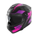 Casco Nolan N80-8 Trittico Nero Fucsia Antracit