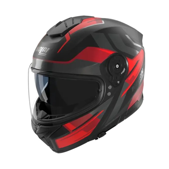 Casco Nolan N80-8 Trittico Nero Rosso Antracite