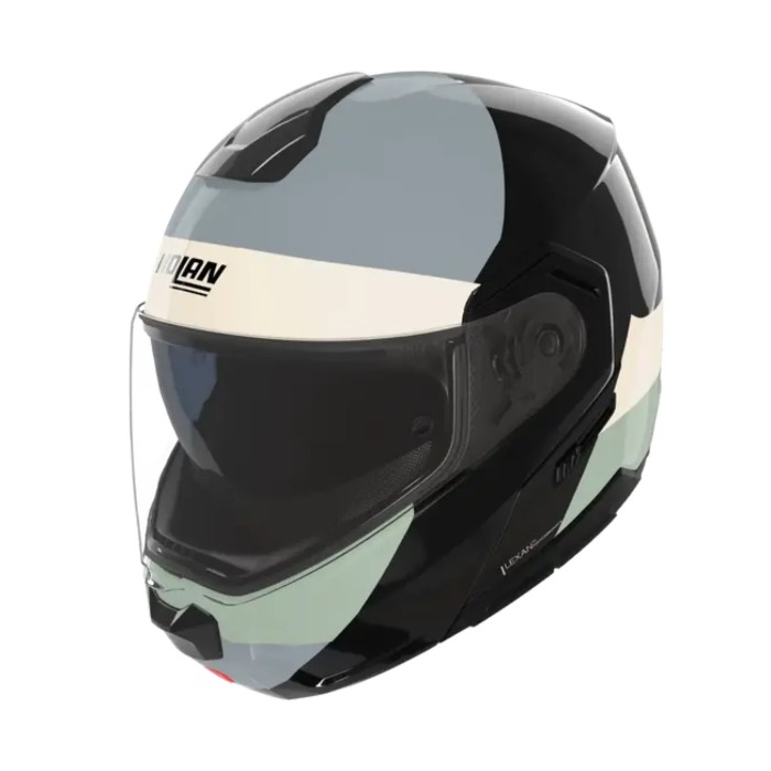 Casco Nolan N90-3 06 Blocco Nero Avorio Antracite