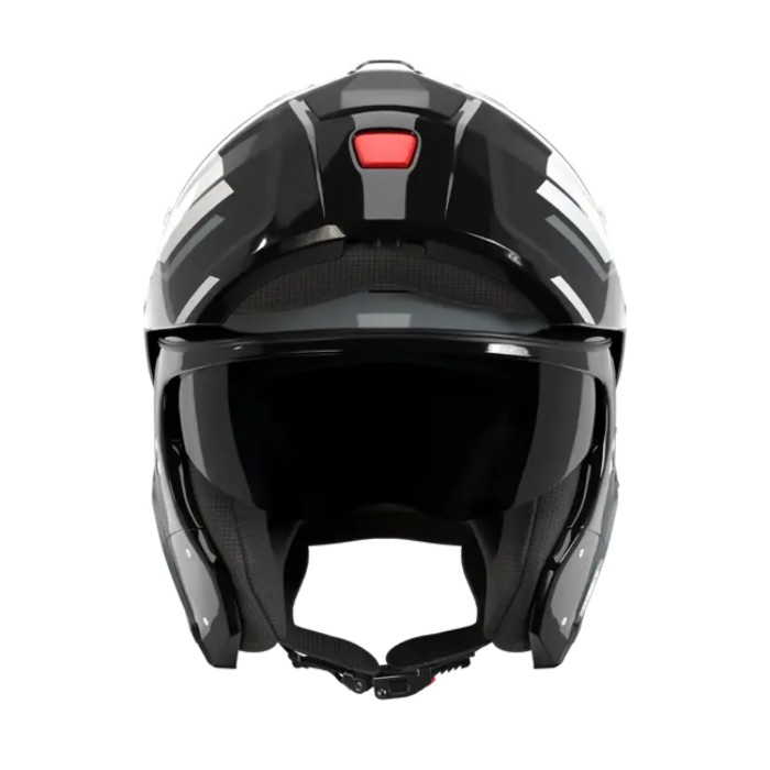 Casco Nolan N90-3 06 Sincrono Grigio Nero Bianco