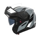 Casco Nolan N90-3 06 Sincrono Grigio Nero Bianco