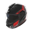Casco Nolan N90-3 06 Sincrono Nero Rosso Bianco