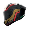 Casco X-lite X-804 Rs Piega Oro Rosso Verde Meta