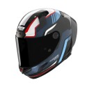 Casco X-lite X-804 Rs Piega Blu Azzurro Rosso