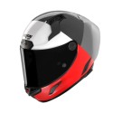 Casco X-lite X-804 Rs Blocco Grigio Lava Rosso Bianco