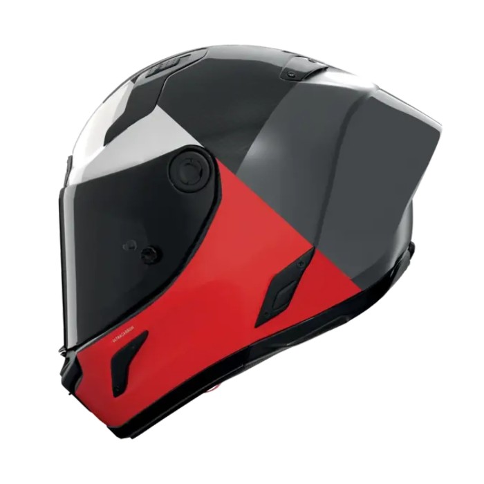 Casco X-lite X-804 Rs Blocco Grigio Lava Rosso Bianco