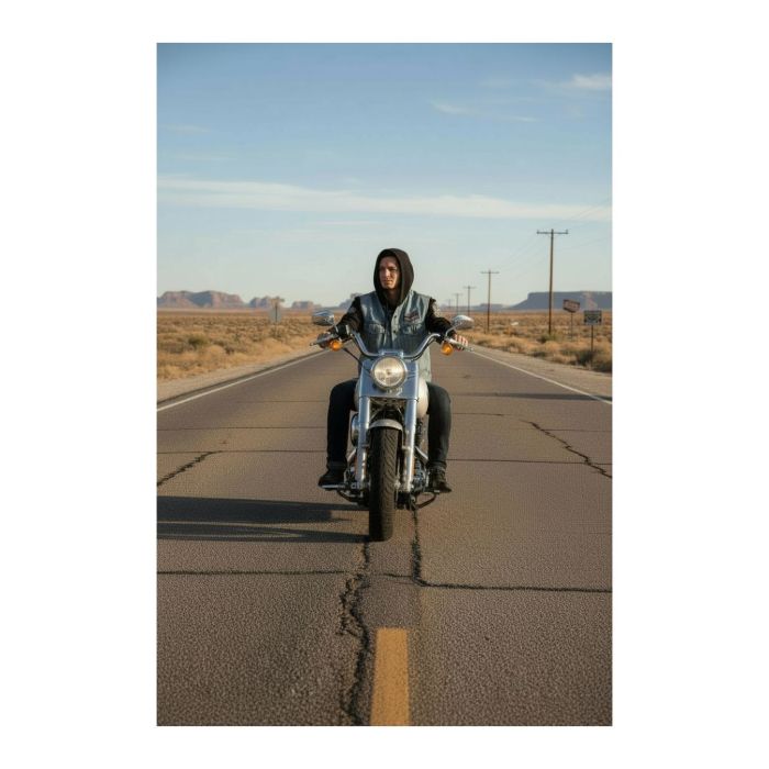 Felpa In Jeans Rusty Pistons Garret Nero