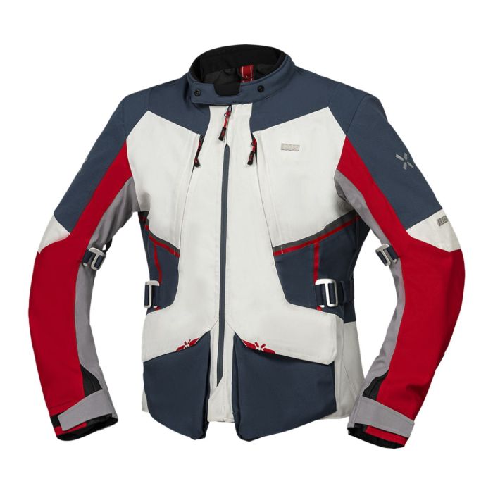 Giacca Con Membrana Laminata Ixs Tourster-stx 1.0 Grigio-blu-rosso