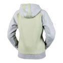 Felpa Tecnica Donna Ixs Rapid 1.0 Verde Chiaro-grigio