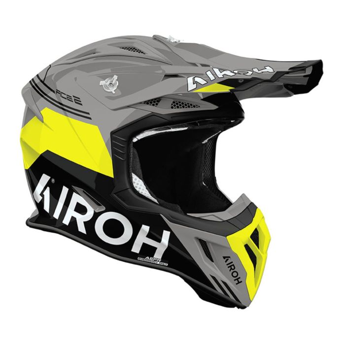 Casco AirohAviator Ace 2 Fury Yellow Gloss