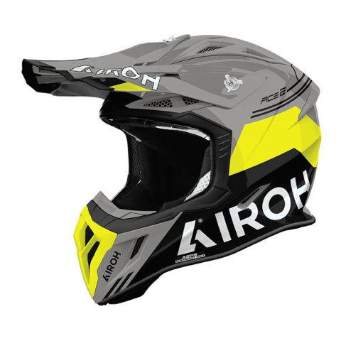 Casco AirohAviator Ace 2 Fury Yellow Gloss