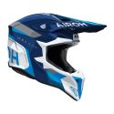 Casco AirohWraaap Conquer Blue Gloss