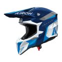 Casco AirohWraaap Conquer Blue Gloss