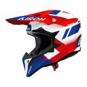 Casco AirohWraaap Vision Red/blue Gloss