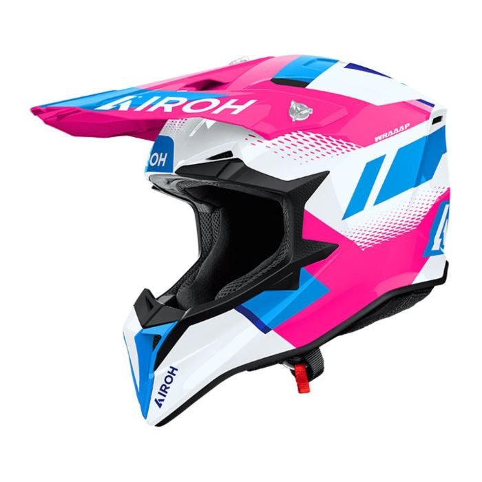 Casco AirohWraaap Vision Pink Gloss