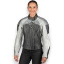 Leather Jacket Woman Rev'it Viper Grey Fant