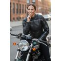 Women's Leather Jacket Jofama Mod. Vis A Vis Black