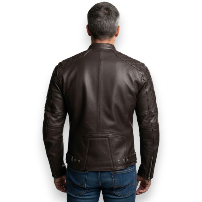 Leather Jacket Ixs Eliott Brown