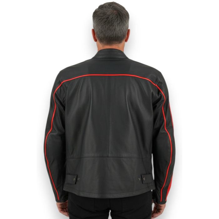 Lederjacke Corner Xgen Red Fant