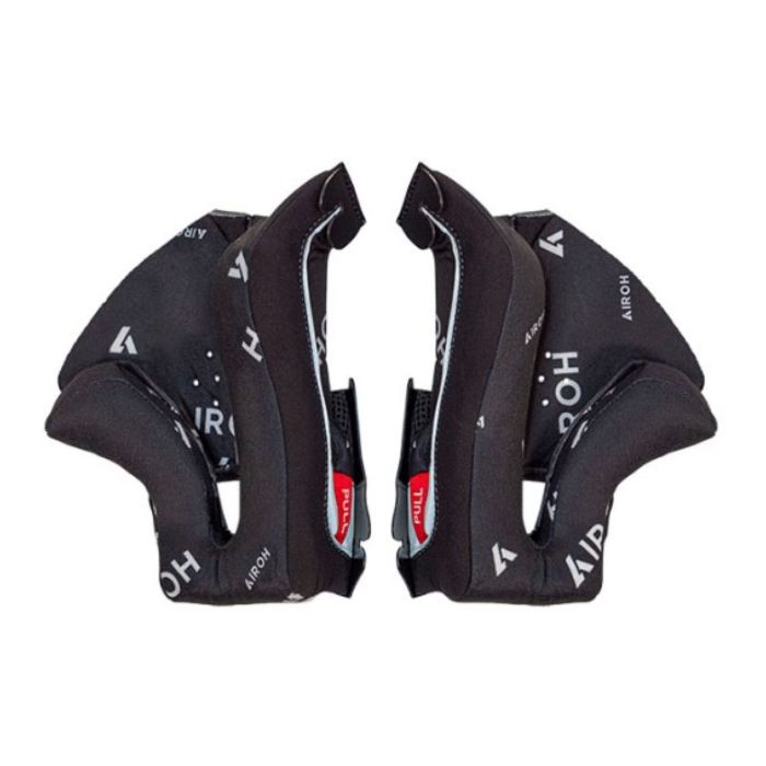Airoh Cus/cheekpads Twist3 Black/white Xl