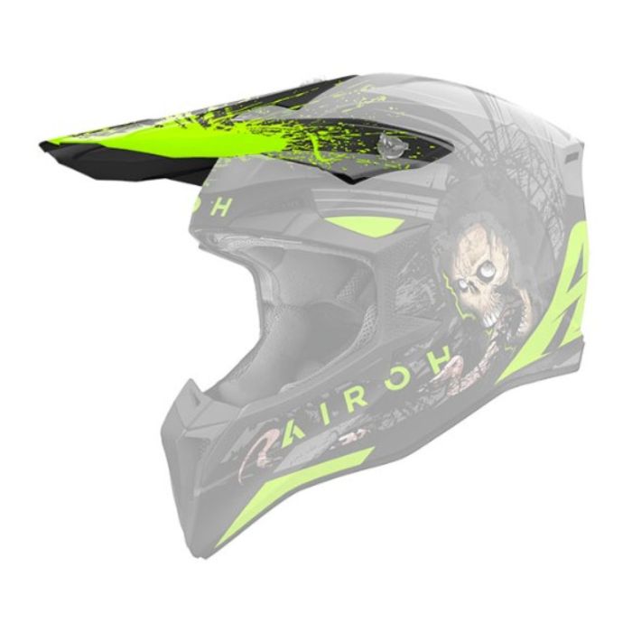 Airoh Front./peak Wraaap Darkness Matt