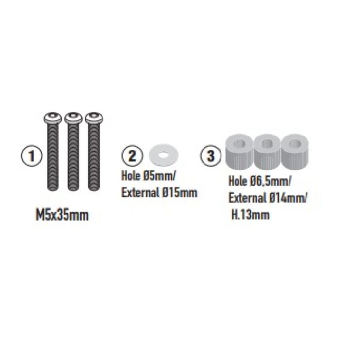 Kit D6421st Triumph Tiger Sport 800 '25 Givi D6428kit
