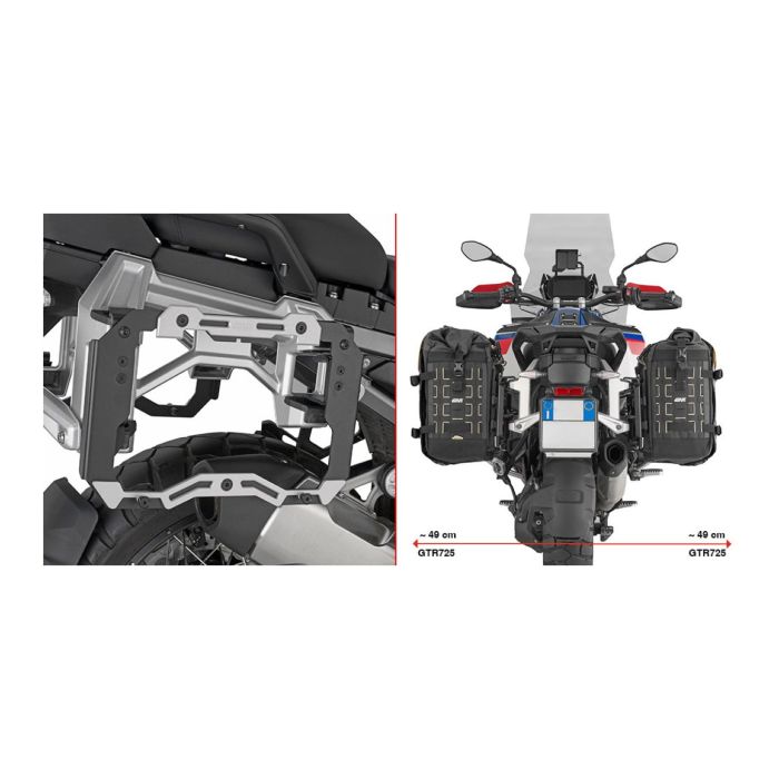 Ad. Port. Or. Bmw R1300gs Adventure '25 Givi Pl5146cam
