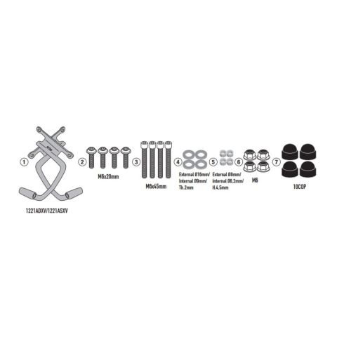 Kit Attacchi Cup. Honda Cb 750 Hornet (2025) Givi A1221a