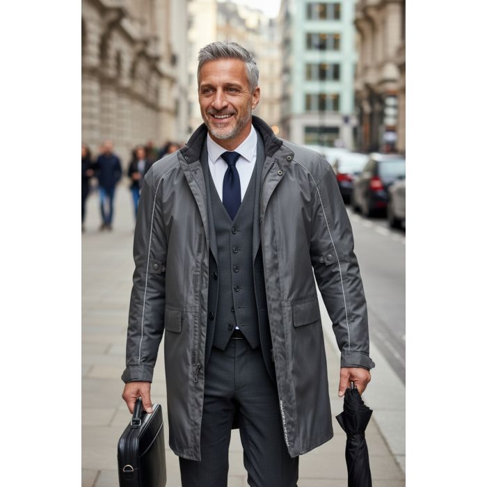 Cappotto Impermeabile 7/8 Frank Thomas Nero