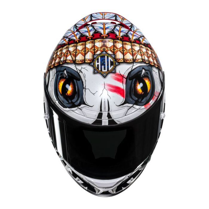 Casco Integrale Hjc Rpha12 Skully Mc1