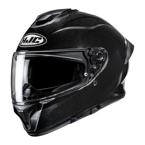 Casco Integrale Hjc C71 Solid Metal Black
