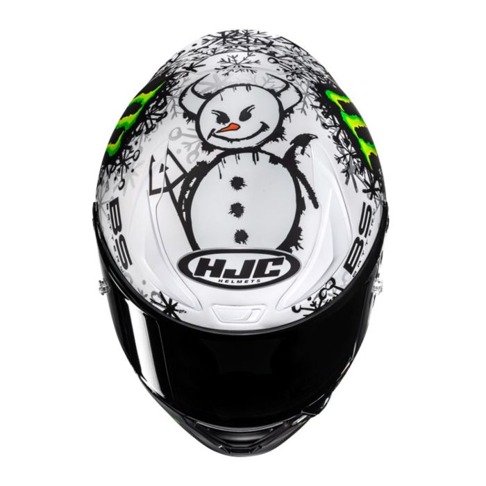 Casco Integrale Hjc Rpha1 V2 Carbon Snow Diablo Mc10sf