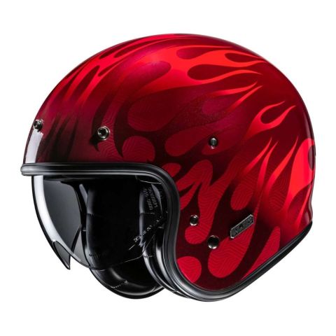 Casco Jet HjcV31 Firo Mc1