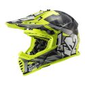 Casco Ls2 Mx437 Fast Ii Mini Crusher 06 Black Yellow