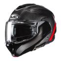 Casco Modulare Hjc F100 Carbon Stan Mc1