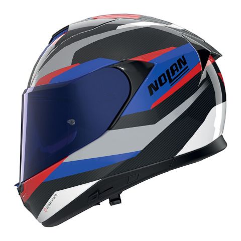 Casco Integrale X-liteX-904 Ultra Carbon Calibro Antracite Blu Rosso