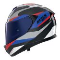 Casco Integrale X-liteX-904 Ultra Carbon Calibro Antracite Blu Rosso