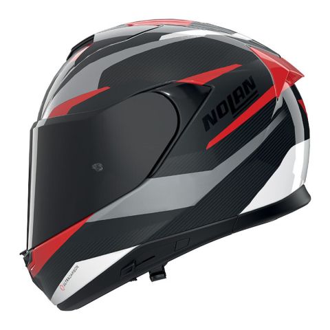 Casco Integrale X-liteX-904 Ultra Carbon Calibro Antracite Rosso