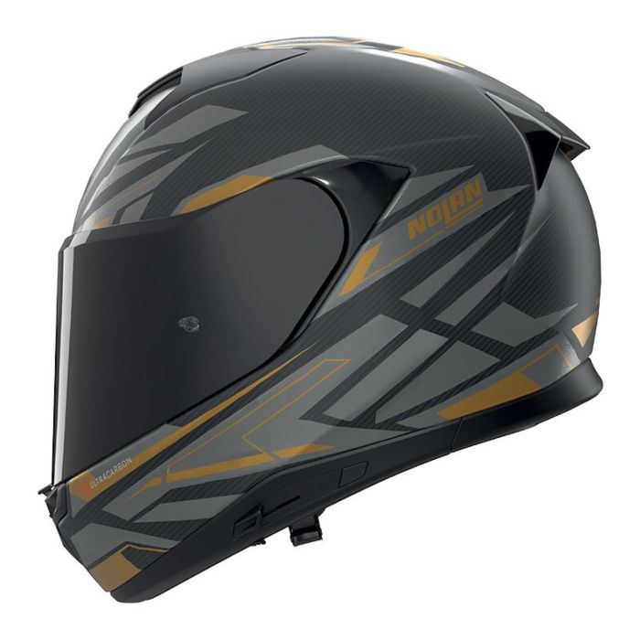 Casco Integrale X-liteX-904 Ultra Carbon Rombo Antracite Oro