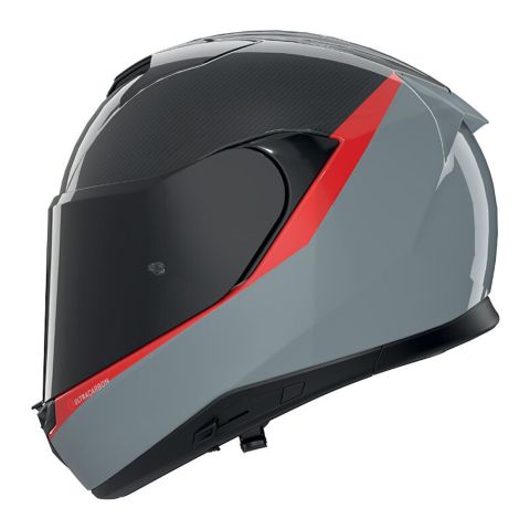 Casco Integrale X-liteX-904 Ultra Carbon Verniciatura Speciale Grigio Rosso
