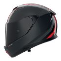 Casco Integrale X-lite X-904 Ultra Carbon Gemini Nero Rosso Antracite