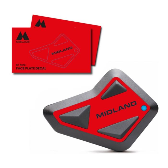Style Cover Midland Per Bt Mini 2 Pezzi Rosso