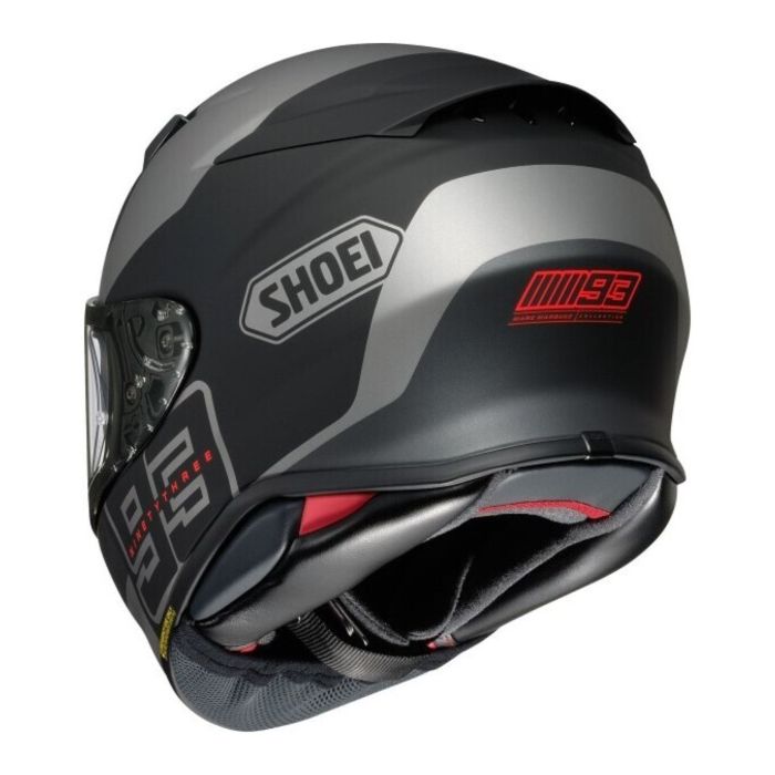 Casco Shoei Nxr2 Mm93 Collection Rush Tc5 Rosso Grigio